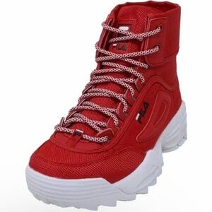 Fila Disruptor Ballistic Red Boots Women’s Size 7 - Women | Color: Red | 7.5